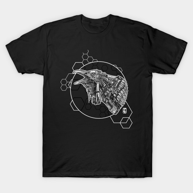 Steampunk Mecacrow T-Shirt by VolkerCrafts